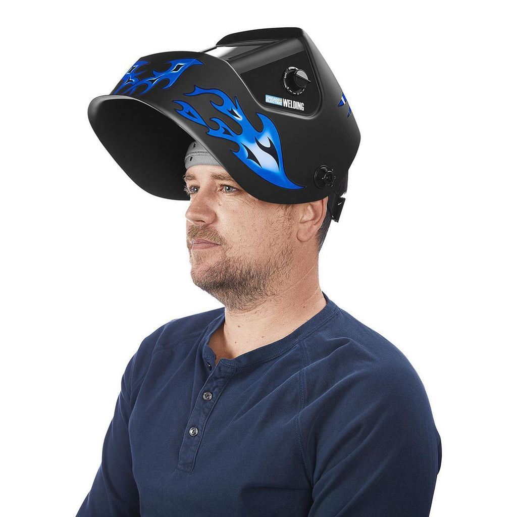 Blue Auto-Darkening Welding Helmet W904183