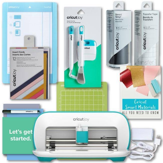 Cricut Joy Smart Machine with Insert Cards & Vinyl E26242