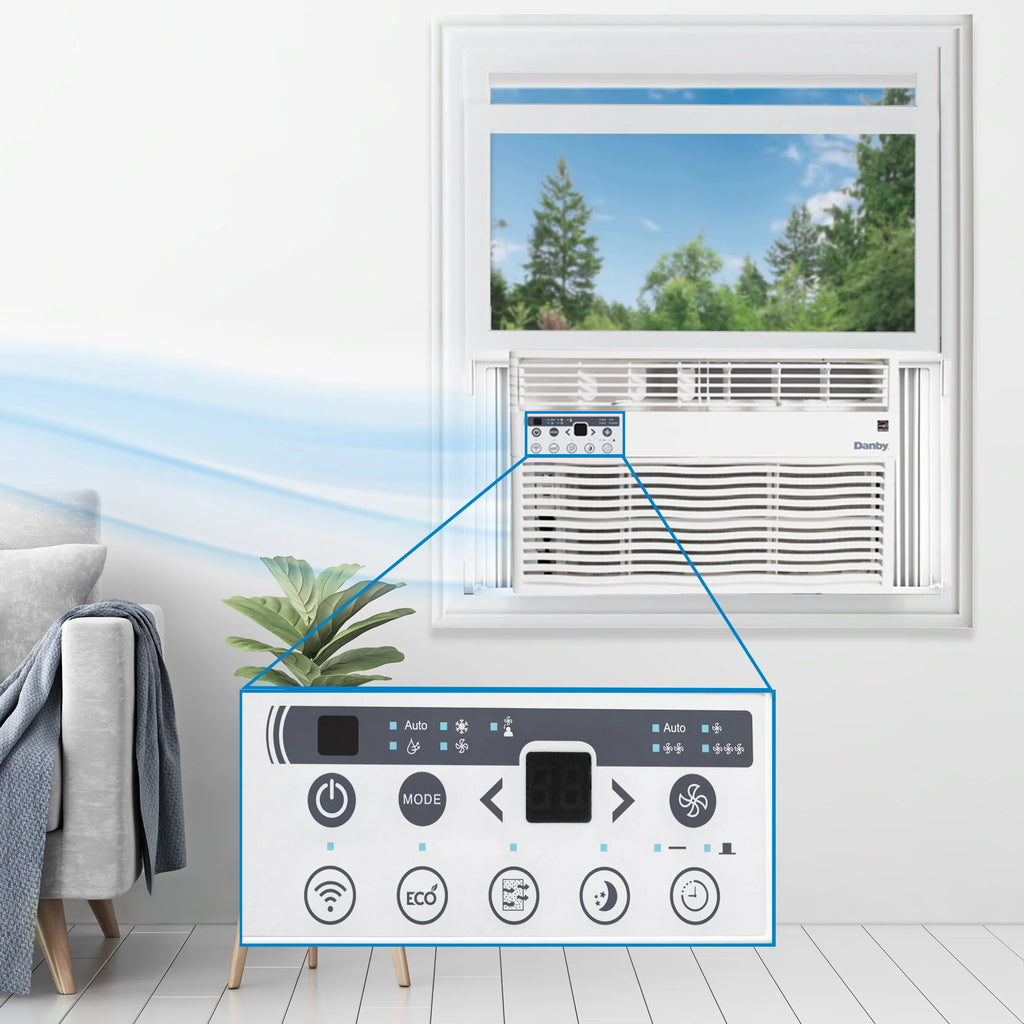 8,000 BTU White Window AC Z3768