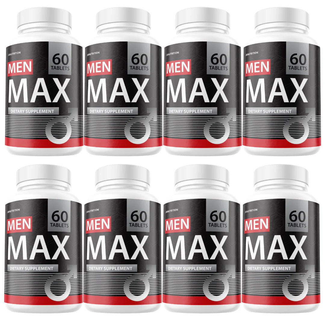 Men Max Enhancement Pills 8 Bottles F7131