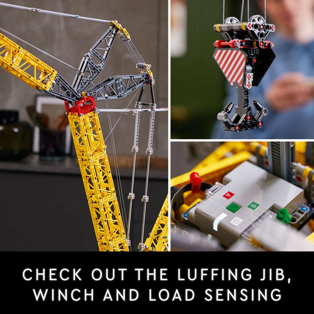 Advanced Building Kit Crane with Winch System and Luffing Jib B60247
