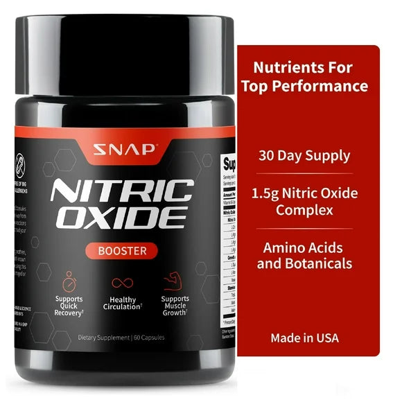60 Capsules Nitric Oxide Booster Q631