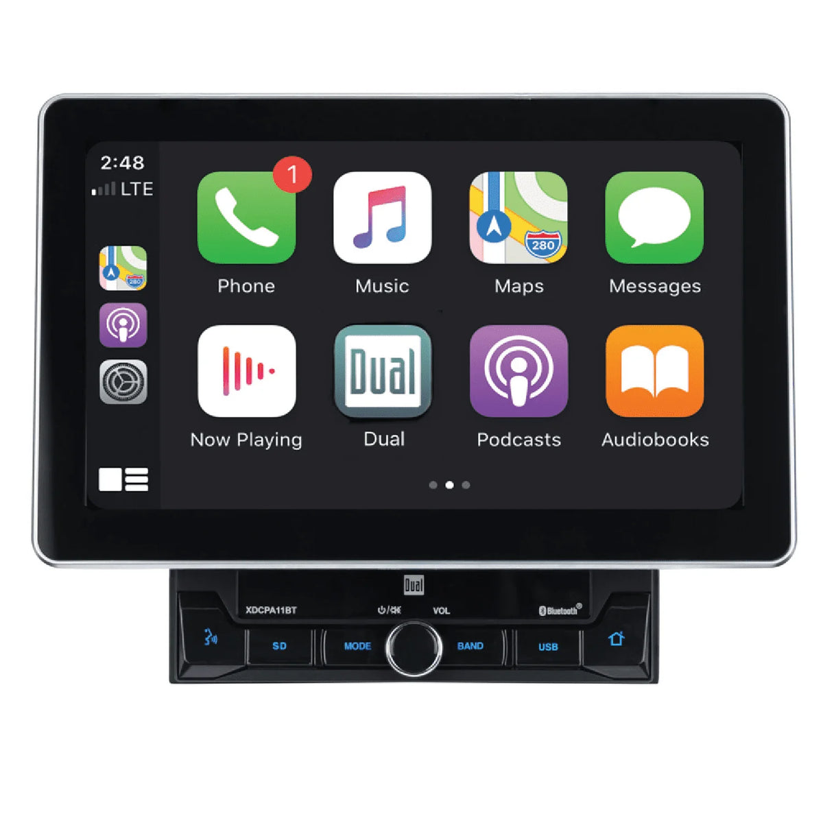 10.1 Double DIN Car Stereo with Apple CarPlay Android Auto C240561