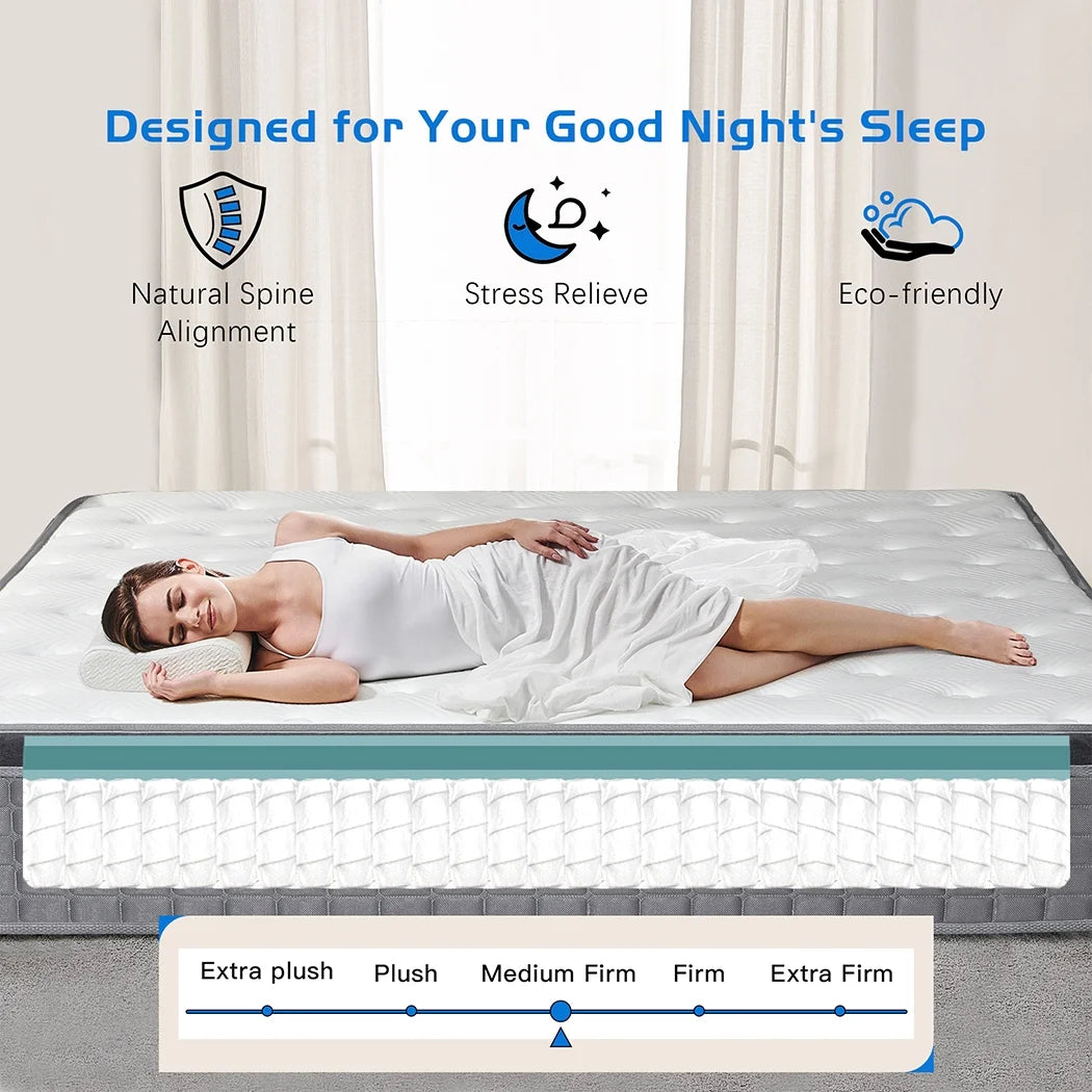 14 Gel Memory Foam Spring Hybrid Mattress in a Box, Twin Mattress Y27961