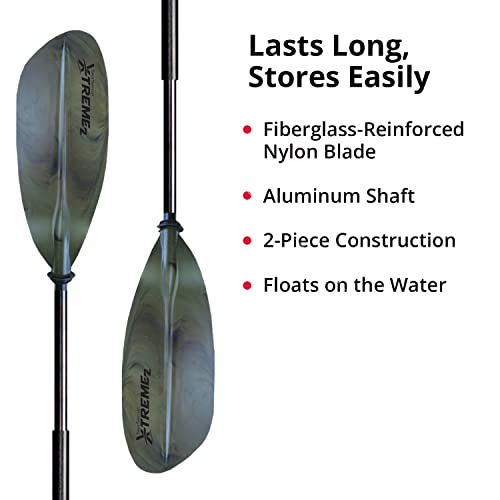 96 in Kayak Paddle Military Green Y495