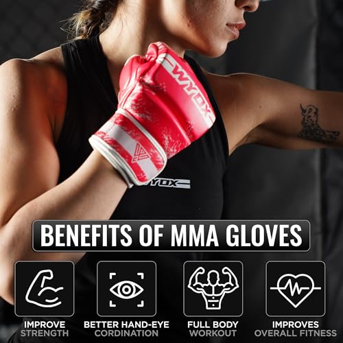 Fingerless Open Palm MMA Gloves Y776149