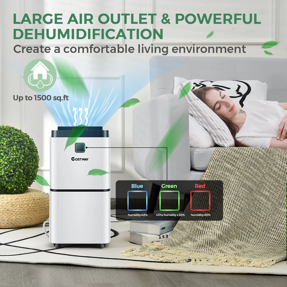 24 Pints Portable Dehumidifier Z718587