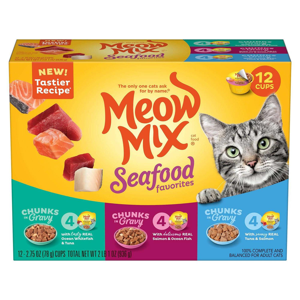 Seafood Variety Pack Cat Food F15555