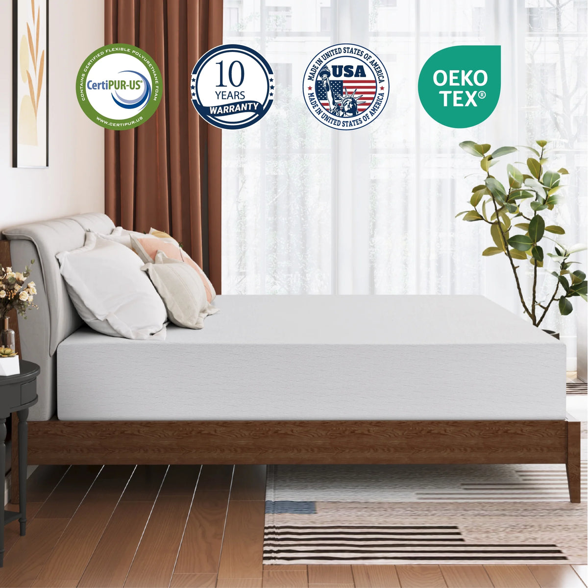 Gel Memory Foam Full Size Mattress S7041