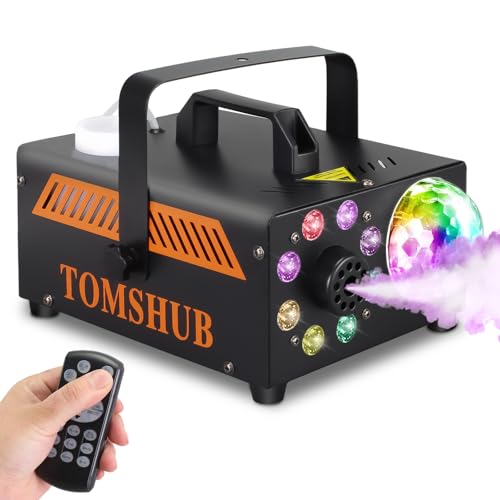 600W Fog Machine with Disco Ball & 13-Color LED Lights L50259