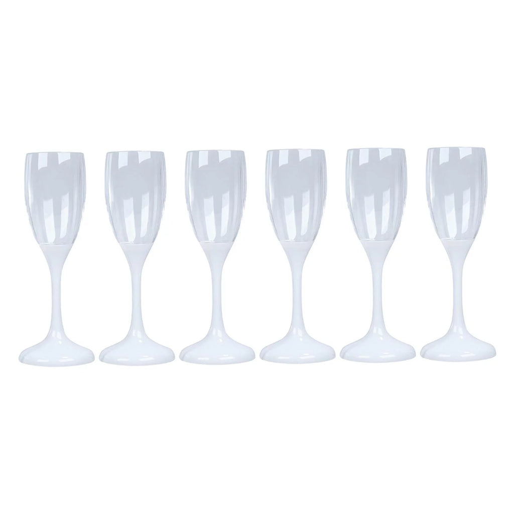 6Pcs LED Flute Glasses Drinkware O674207