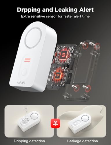 WiFi Water Leak Detector 3 Packs K478