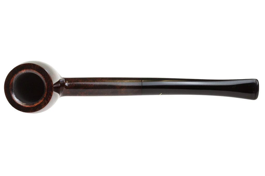 Walnut Smoking Pipe Black Lucite Mouthpiece T12229