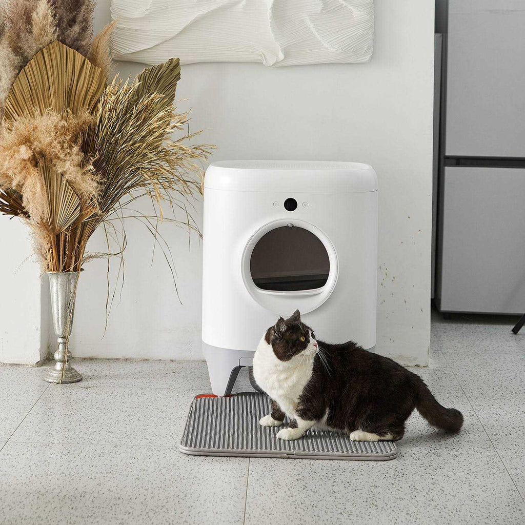 Self-Cleaning Wifi Enabled Automatic Cat Litter Box with Litter Mat V75295