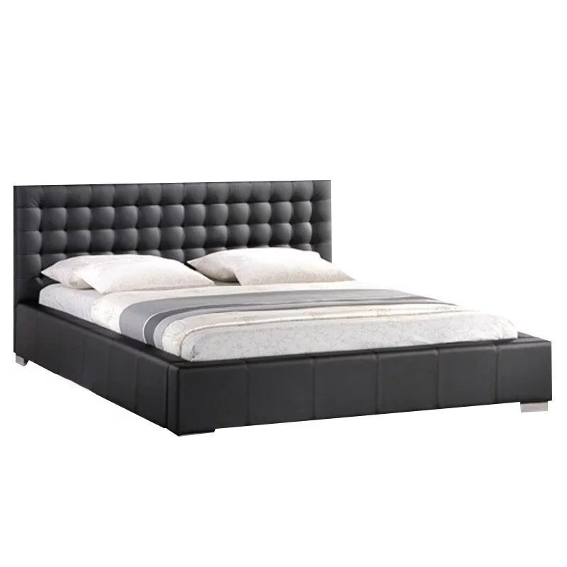 3 Piece Bedroom Set with Queen Platform Bed and Set of 2 Nightstand in Black P203352