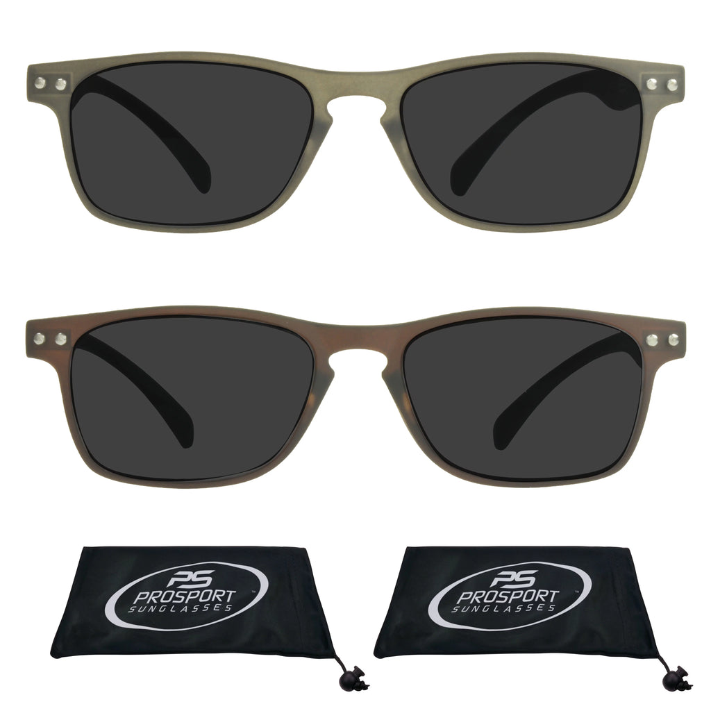 Black & Red Reading Sunglasses 2 Pack Q3375