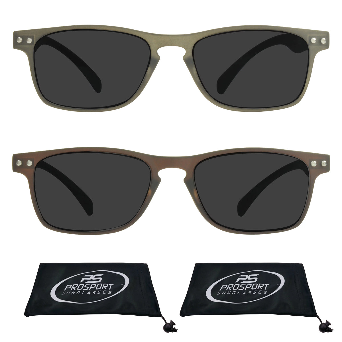 Black & Red Reading Sunglasses 2 Pack Q3375