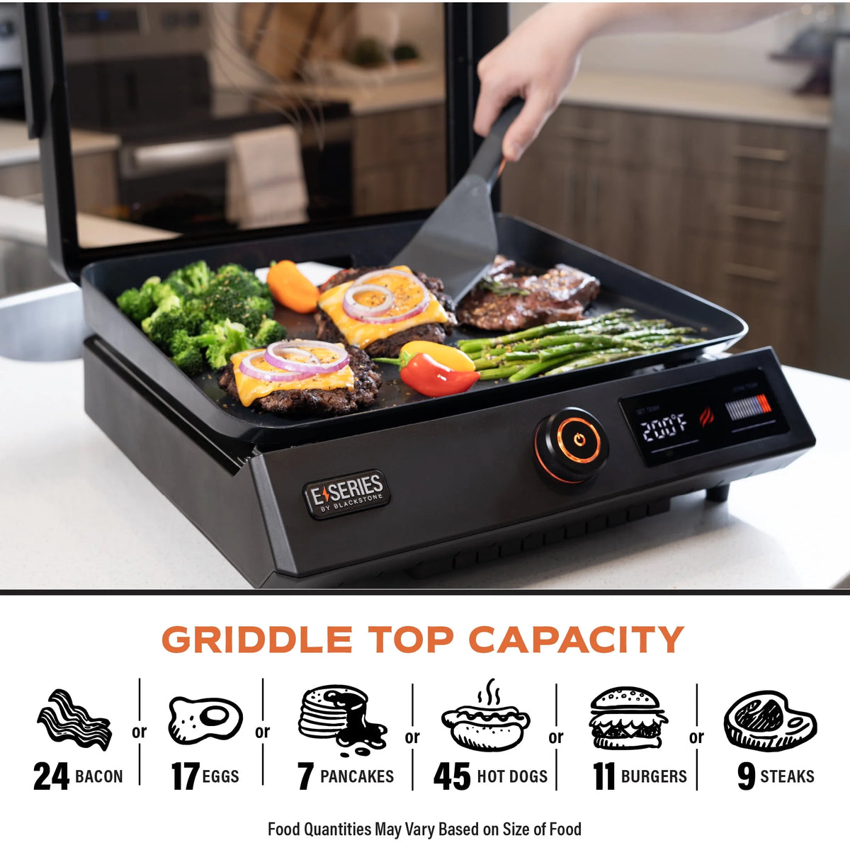 Electric Tabletop Griddle with Hood W390286
