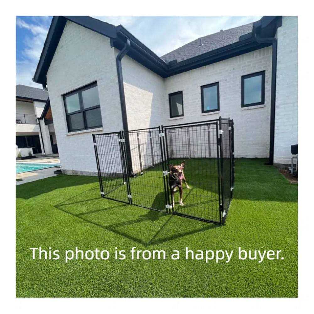 9 x 9 x 3.93 ft Modular Dog Exercise Fence R993