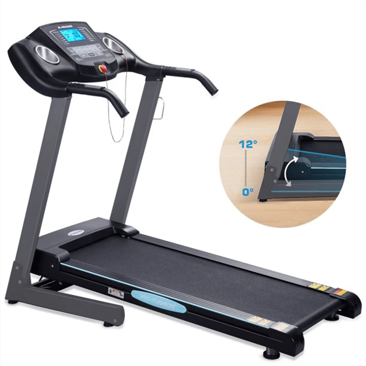 Folding Treadmill with 12% Auto Incline, 2.5 HP Motor W299381