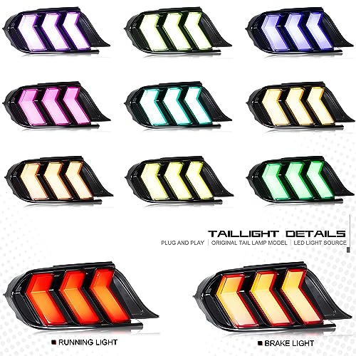 LED Tail Lights for Ford Mustang 2015-2022 U287