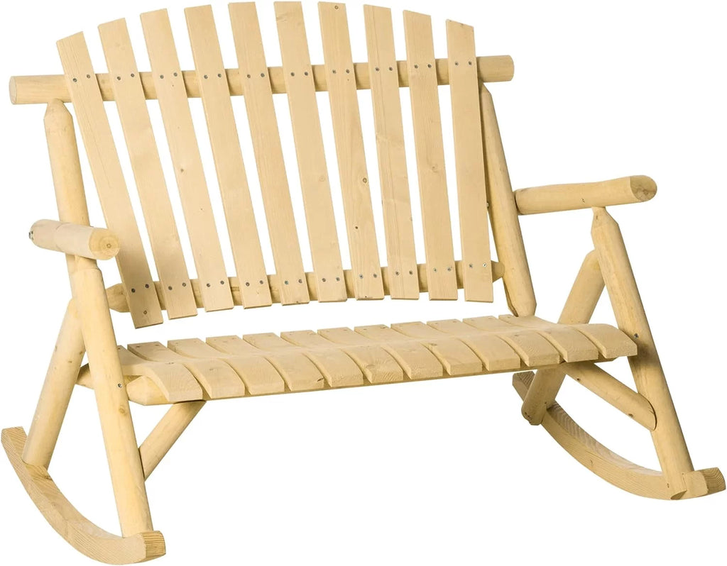 Wooden Porch Rocking Bench H938444