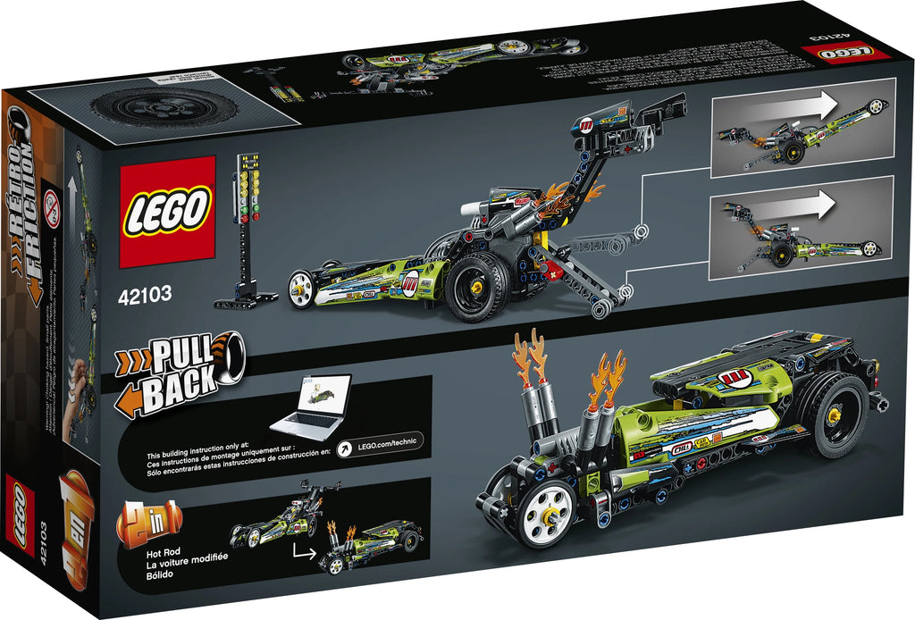 Pull-Back Racing Toy Building Kit 225 pieces M766