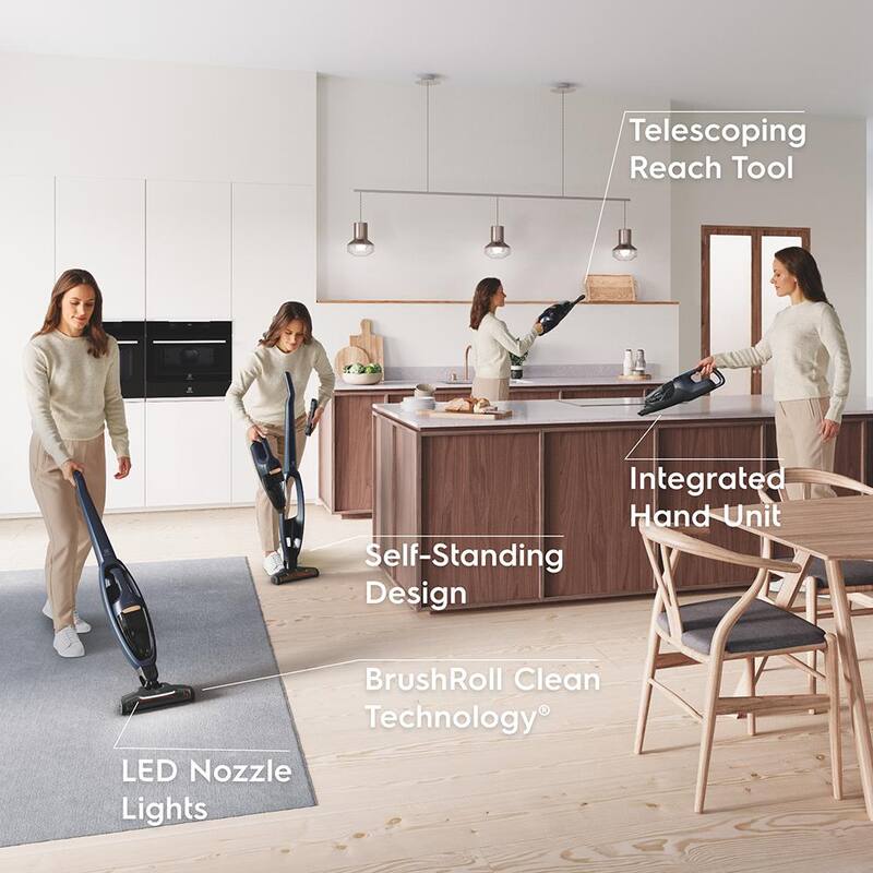 Indigo Blue Cordless Stick Vacuum Y82870