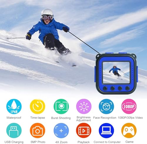 Waterproof 1080P Kids Digital Video Camera B521352