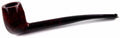 Walnut Smoking Pipe Black Lucite Mouthpiece T12229