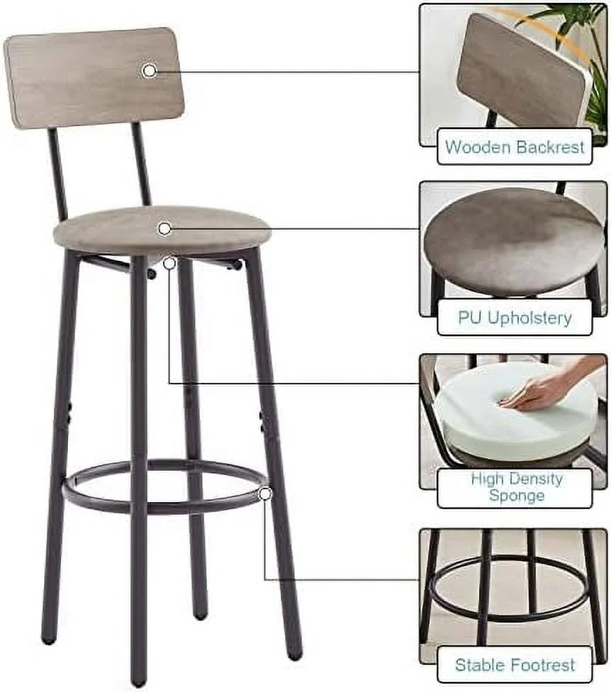 5 Piece Counter Height Table and Chairs Set J46789