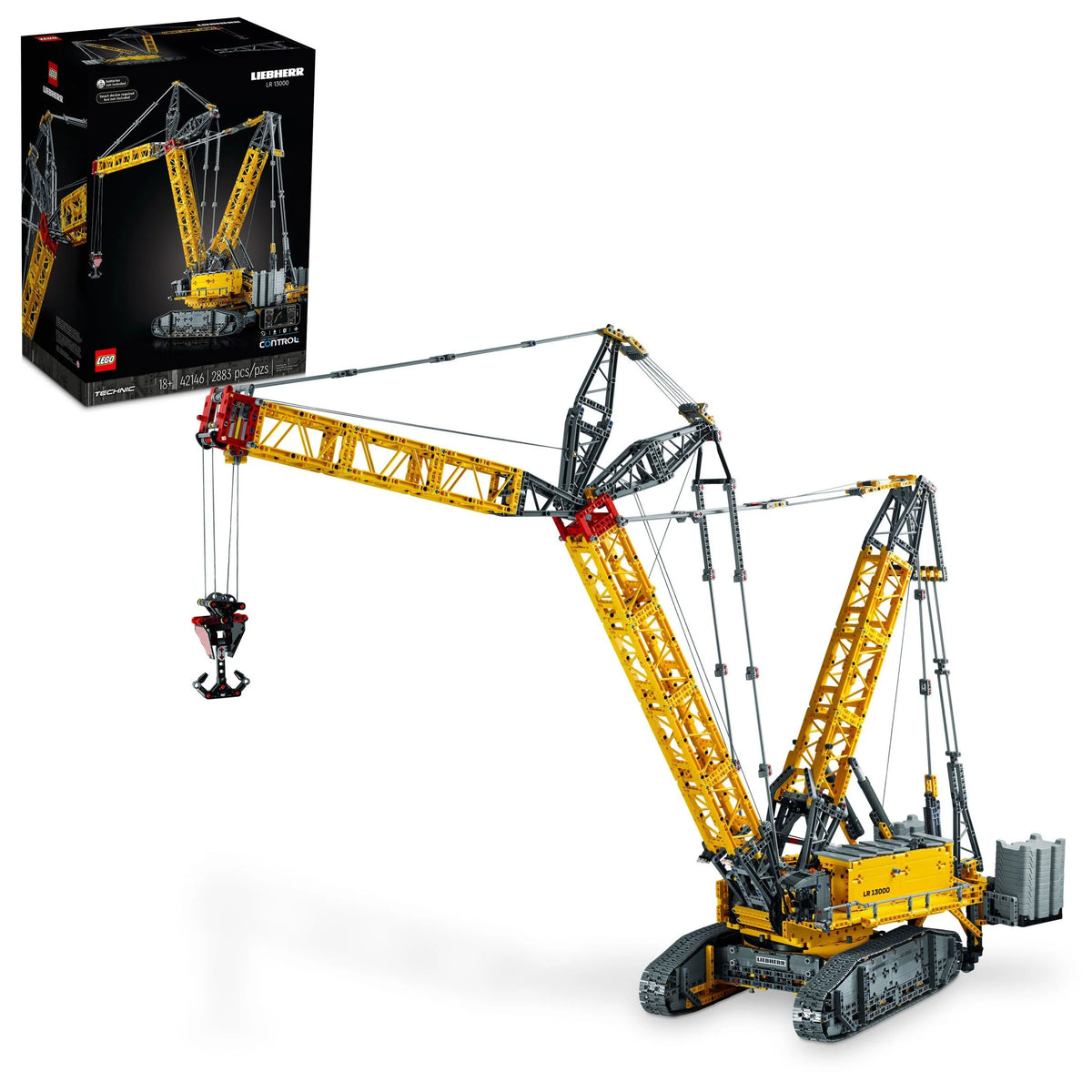 Advanced Building Kit Crane with Winch System and Luffing Jib B60247