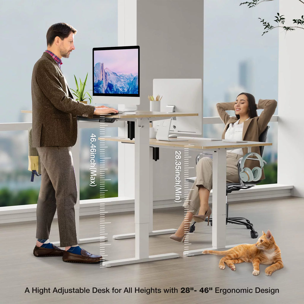 Height Adjustable Electric Standing Desk 40 x 24 Inches H4457