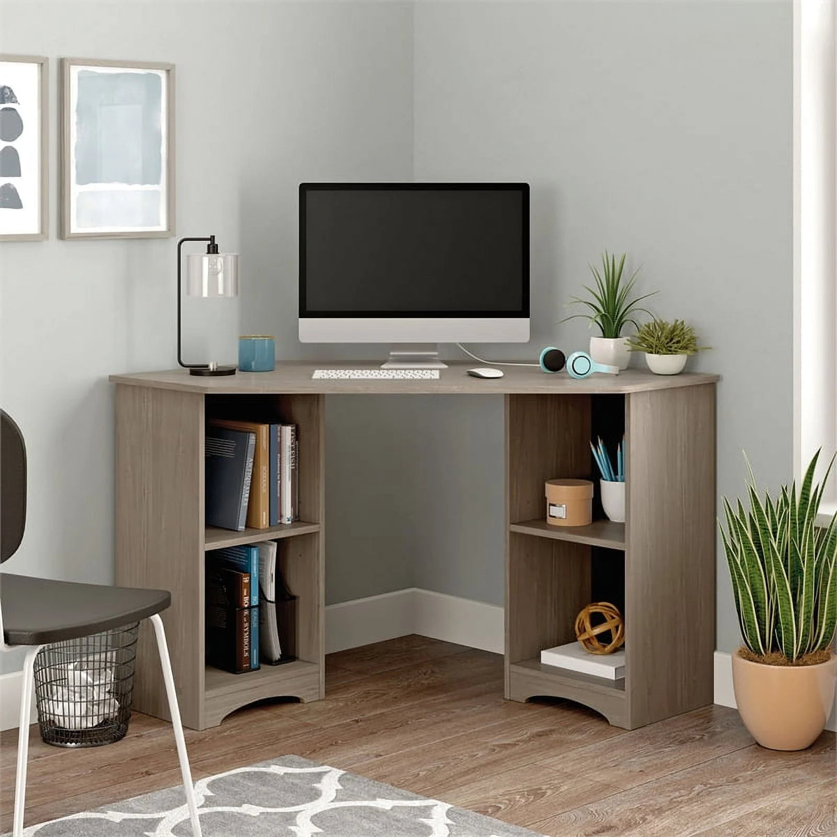 Engineered Wood Corner Desk S955139