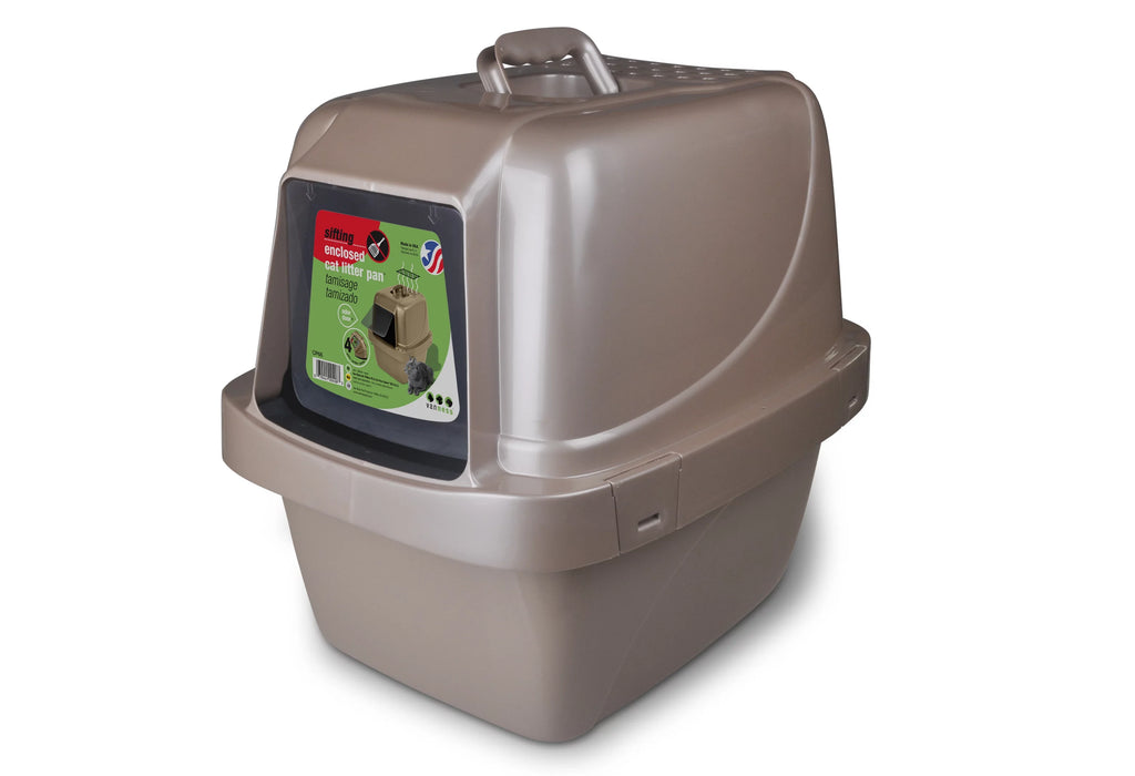 Large Enclosed Cat Litter Box V8395