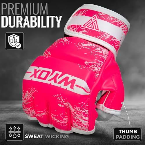Fingerless Open Palm MMA Gloves Y776149