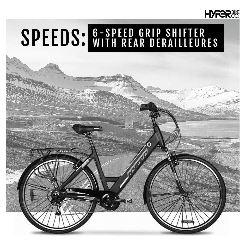 36V 250W Blue Electric Commuter E-Bike L652