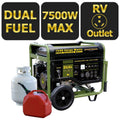 7500 Watts Dual Fuel Portable Generator S309
