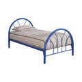 Twin Metal Bed Blue U8825