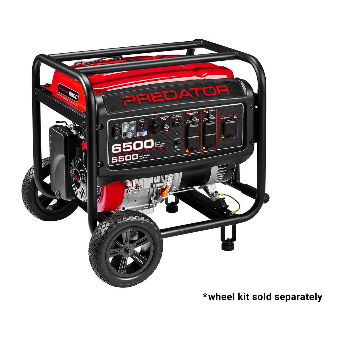 6500 Watt Gas-Powered Portable Generator B312844