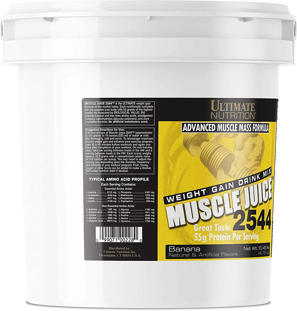 Banana Whey Protein Weight Gain Drink Mix 10.45 Pounds Z24560