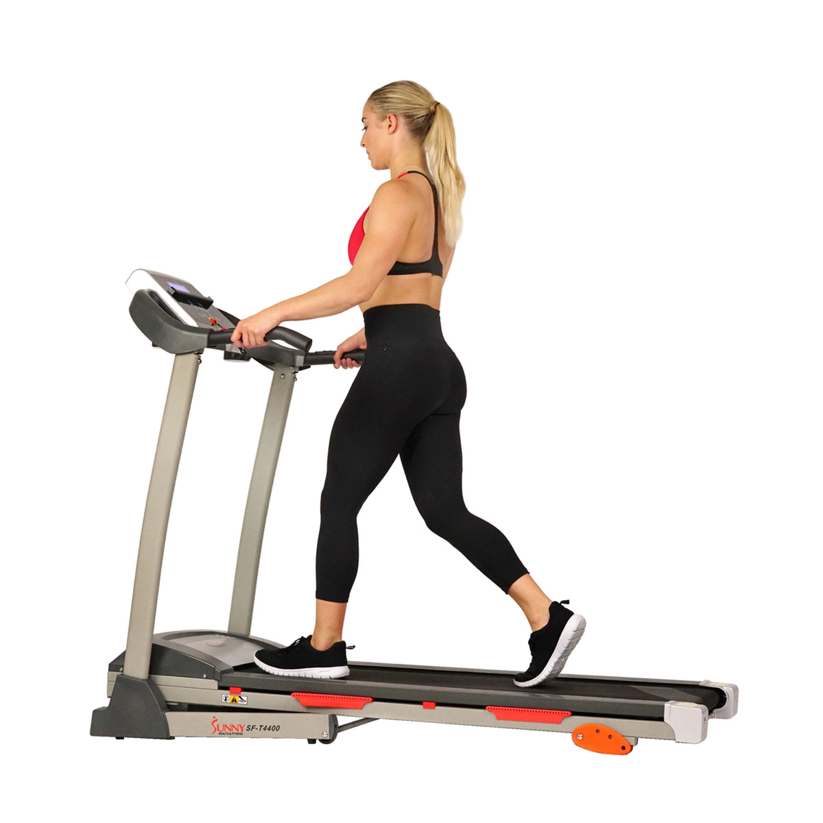 Folding Treadmill with Manual Incline and Pulse Sensors N624286