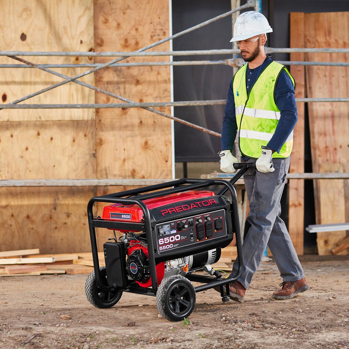 6500 Watt Gas-Powered Portable Generator B312844