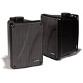 Black 2-Way Indoor/Outdoor Speakers Pair Y2588