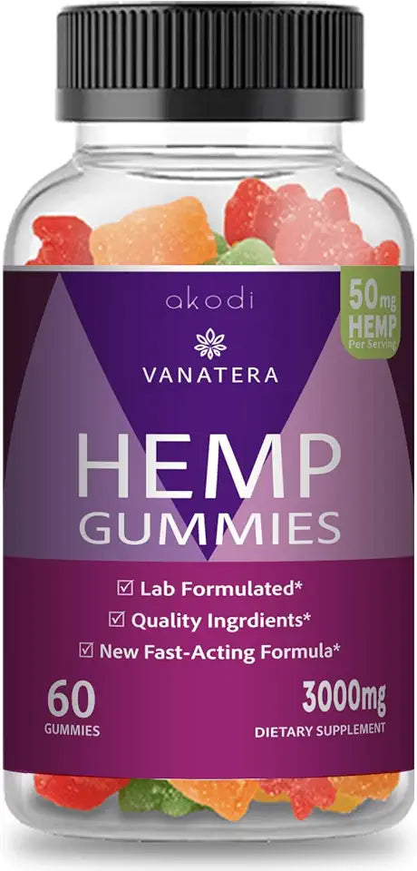 Hemp Gummy Supplement 60 Gummies G651823