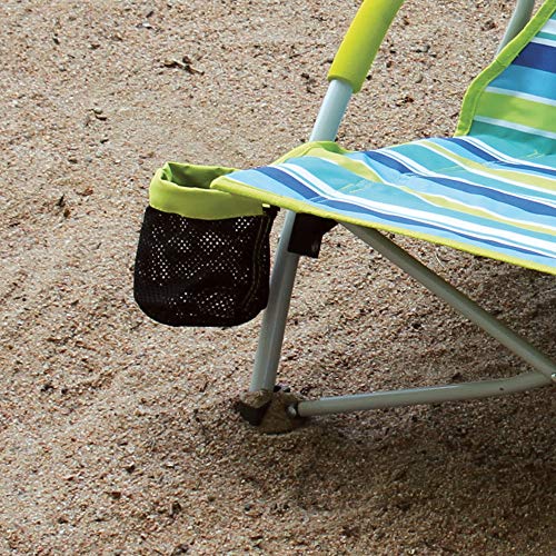 Lightweight Beach Chair with Cup Holder and Carry Bag P915