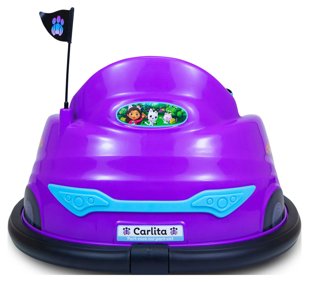 6 Volts Battery Powered Bumper Car with LED Lights and Charger O8743