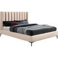 Pink Velvet King Bed N569356