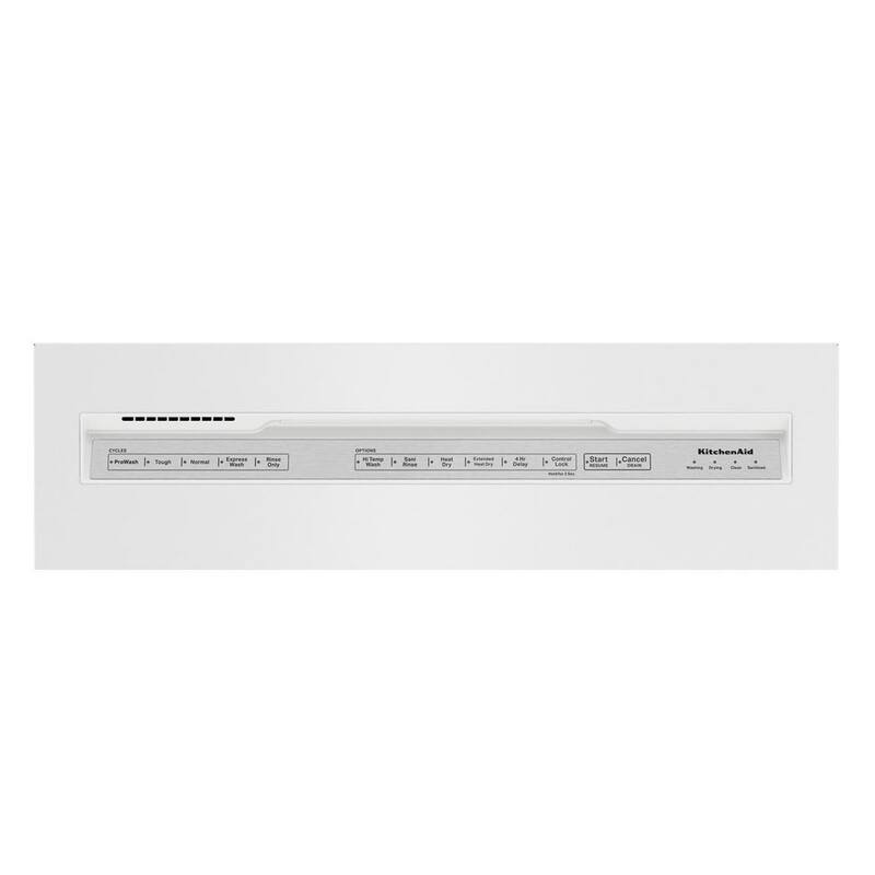 White Front Control Dishwasher with Stainless Steel Tub R5184