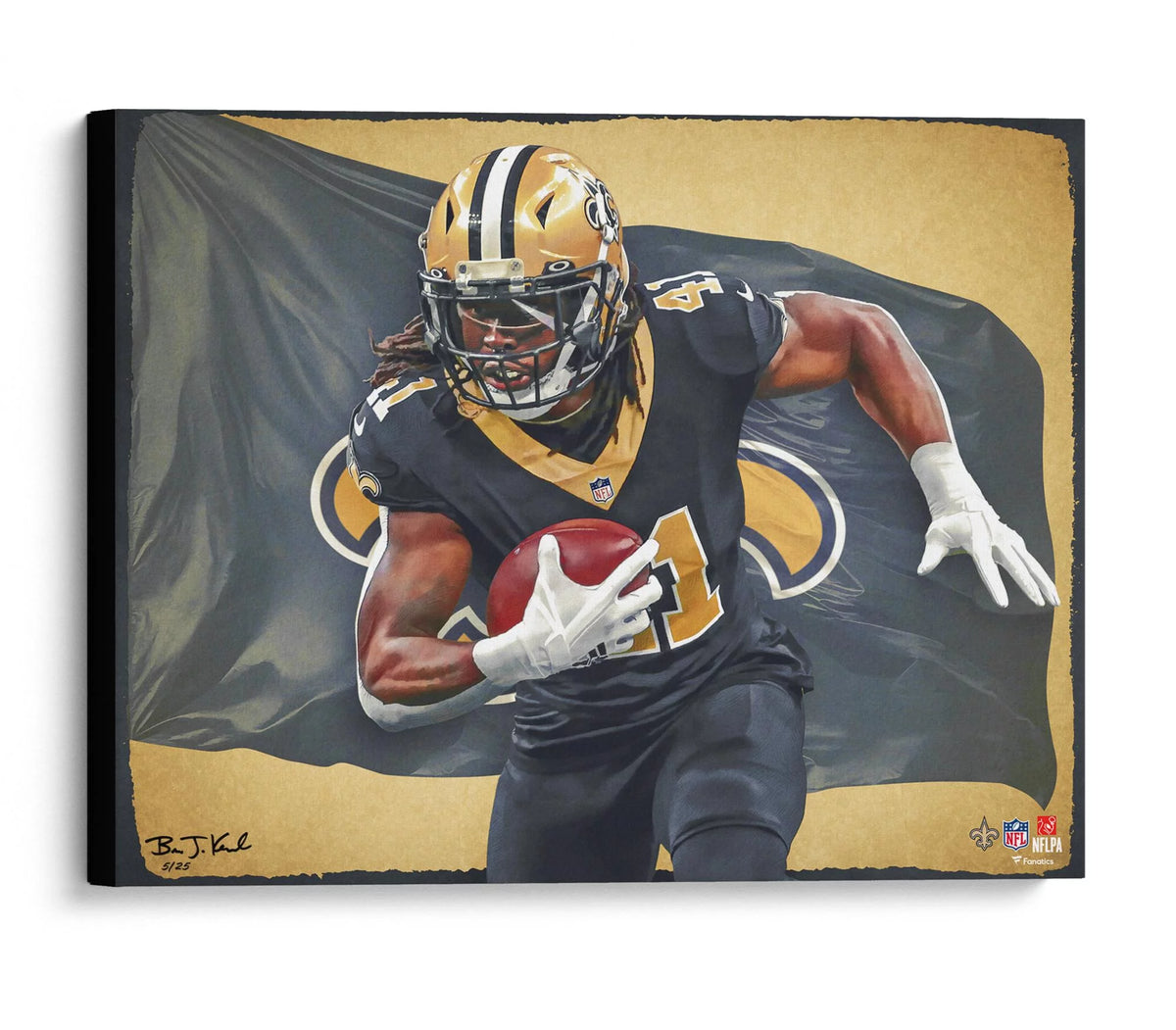 New Orleans Saints 20" x 24" Canvas Print B522957